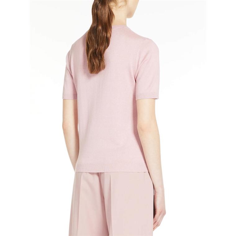 Weekend Max Mara ZIBETTO Strik T-shirt, Peony